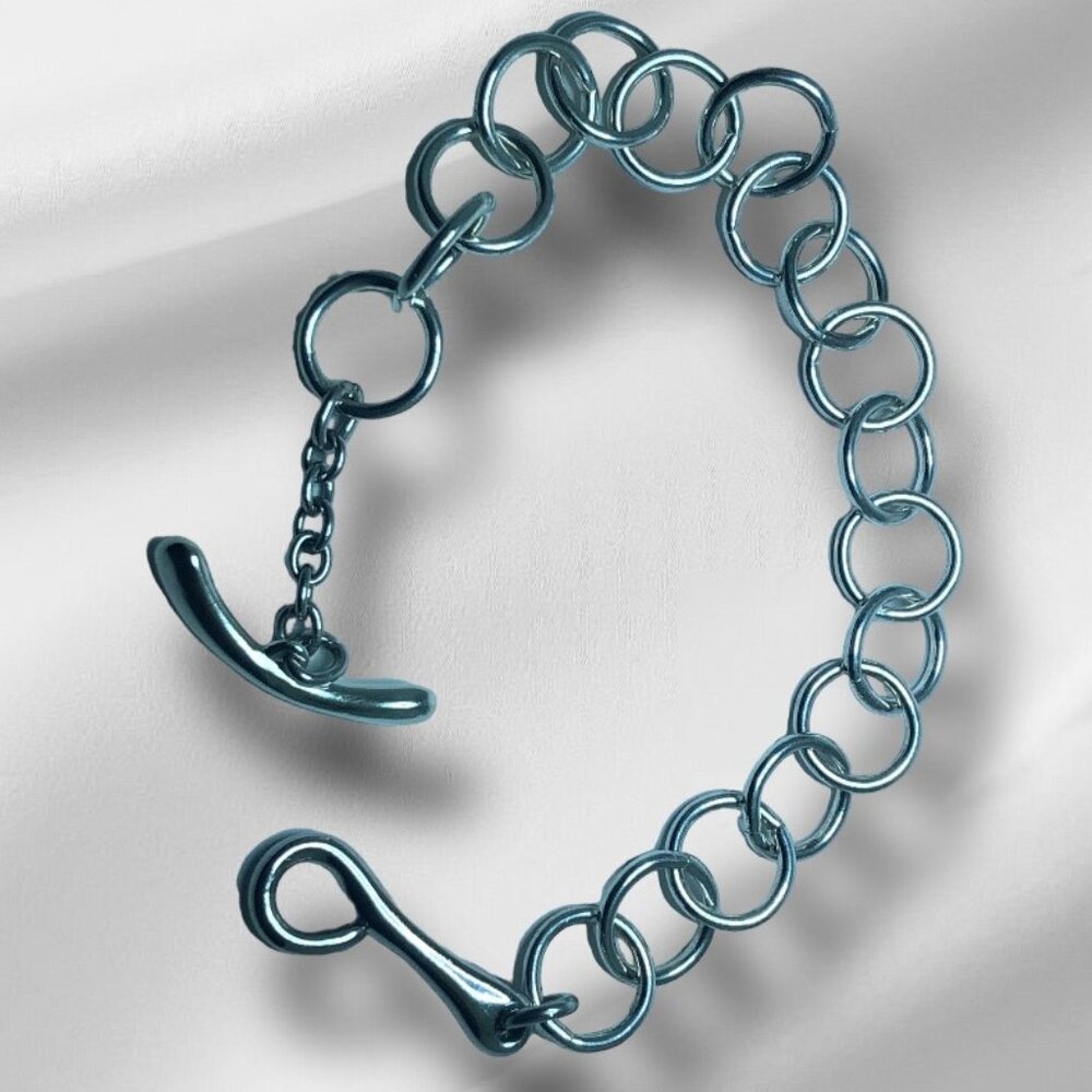 Silver Toggle Bracelet - image 1